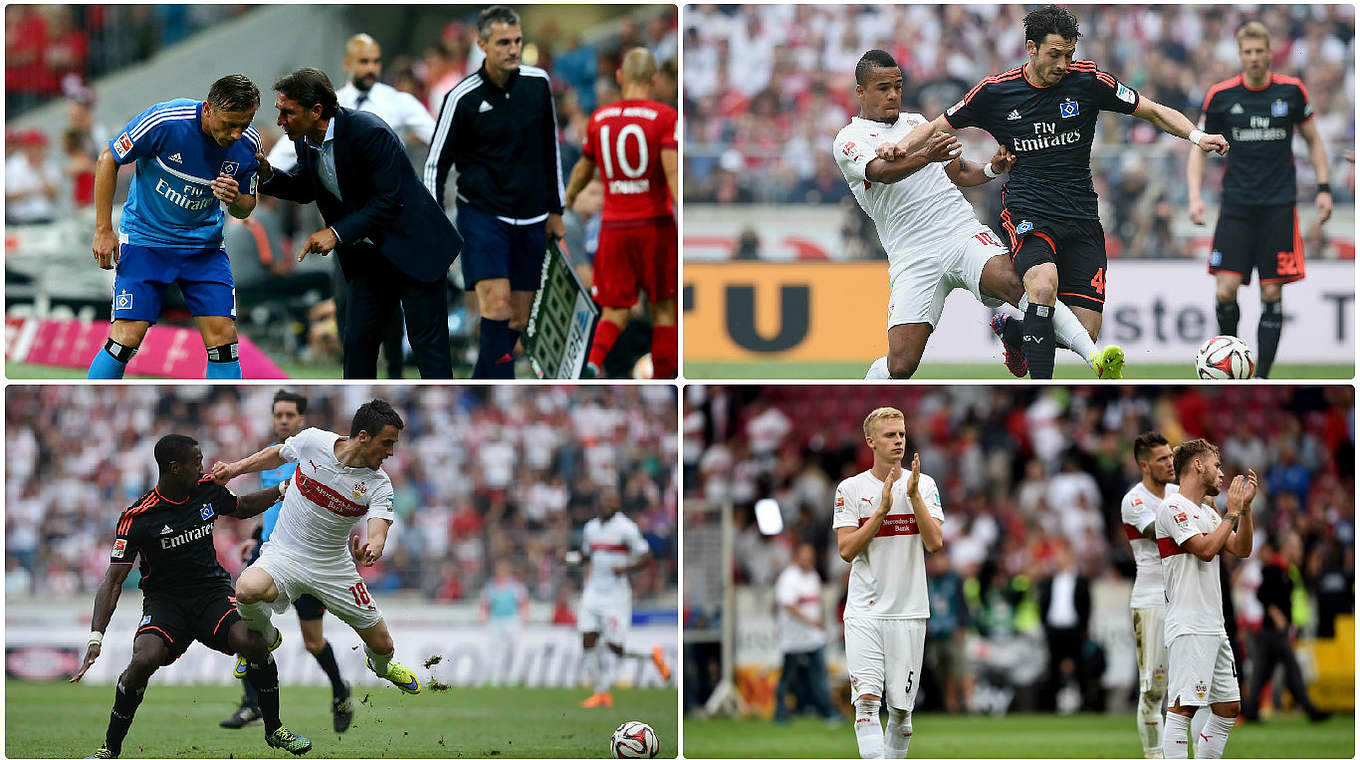 Schon zum 101. Mal in der Bundesliga: Der Hamburger spielt gegen den VfB Stuttgart © 2015 Getty Images