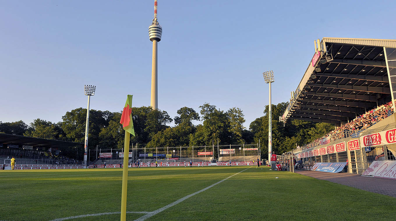 Ort des Geschehens: Im Gazi-Stadion auf der Waldau empfängt Stuttgart die Aalener © 2010 Getty Images
