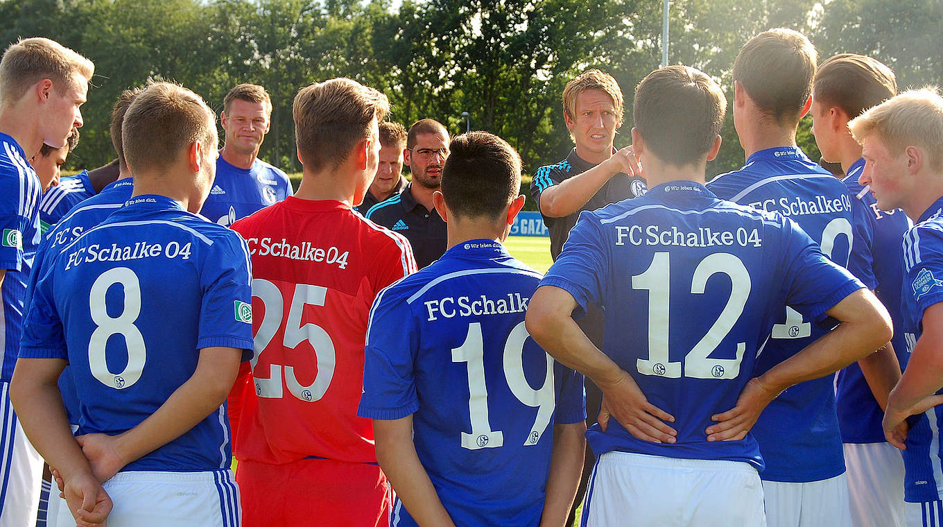 Schalke-Trainer Frank Fahrenhorst: "Die Jungs haben eine gute Reaktion gezeigt" © MSPW
