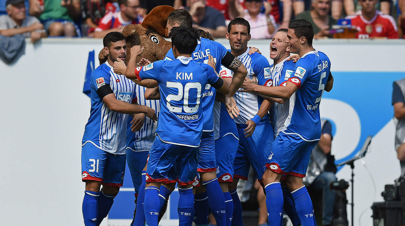 Blitzschnell getroffen und doch verloren: Kevin Volland (l.) und Hoffenheim © 2015 Getty Images