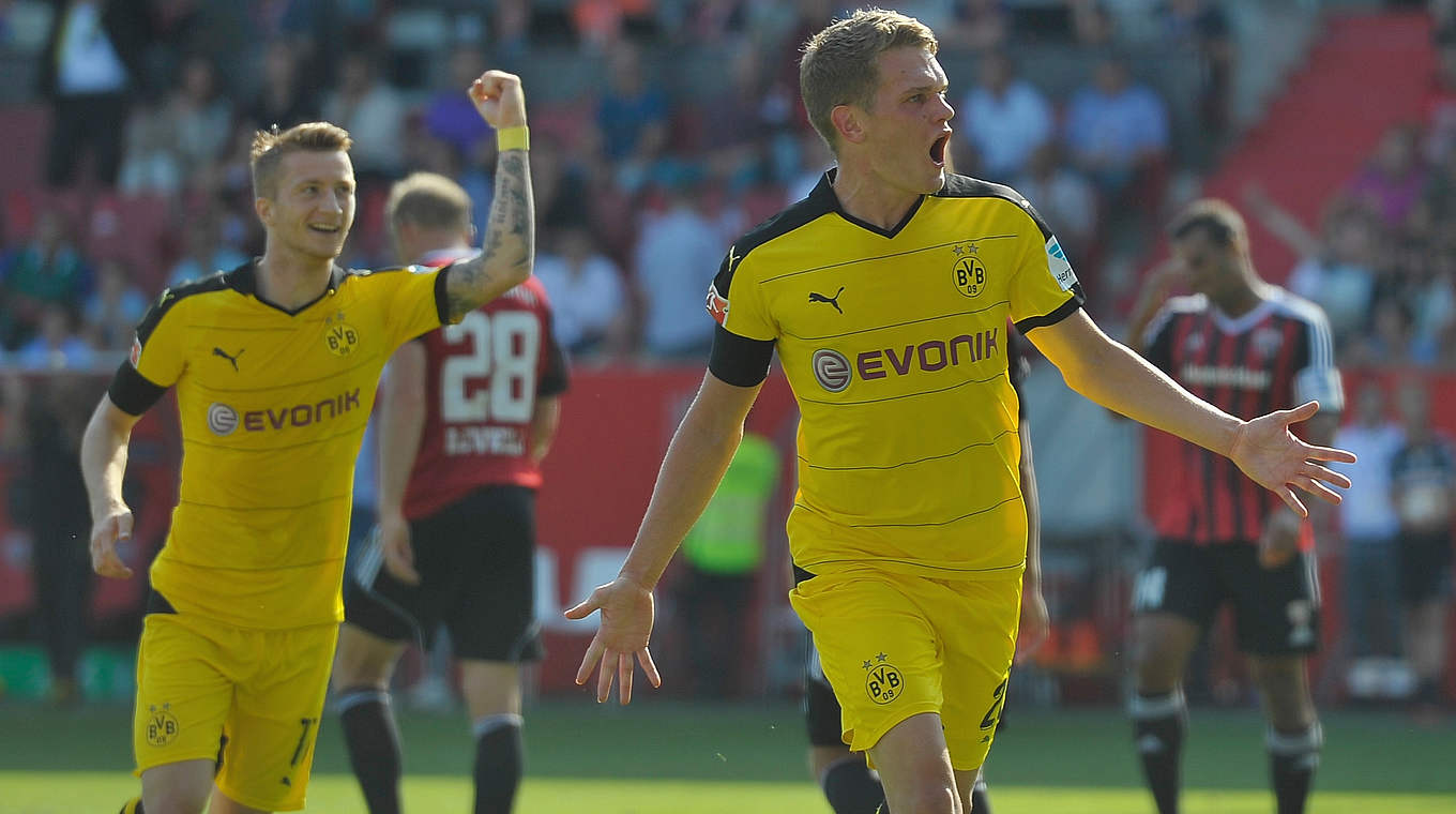 Germany international duo Marco Reus and Matthias Ginter on target for BVB © 2015 Getty Images