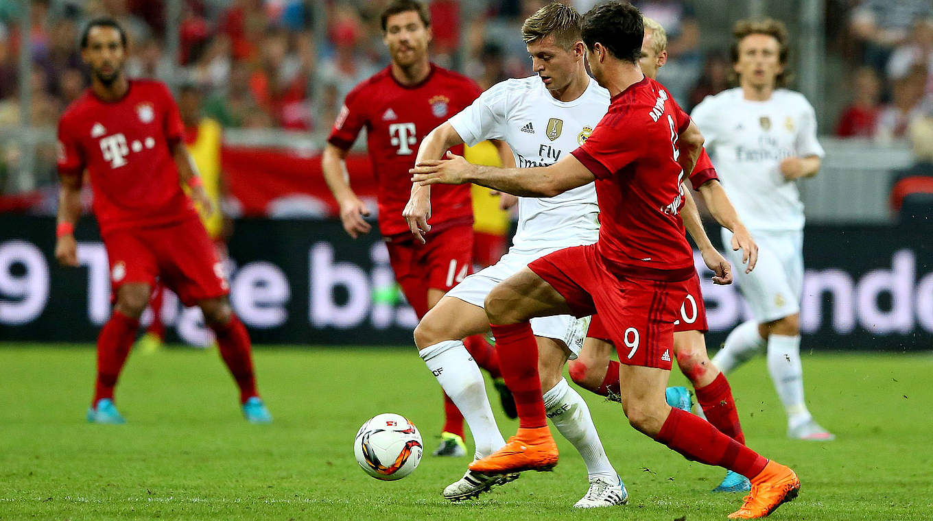 Toni Kroos and Real Madrid could face his old FC Bayern München © 2015 Getty Images