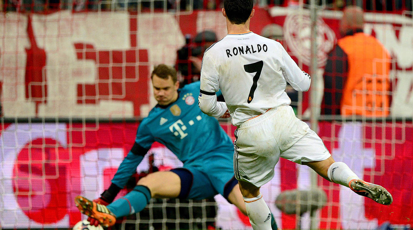 Manuel Neuer doesn’t only have good memories against Ronaldo and co. © JOHN MACDOUGALL/AFP/Getty Images