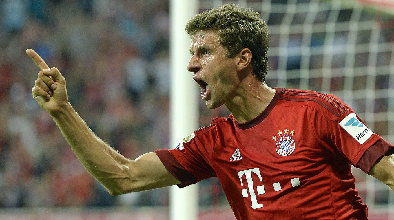 Vor dem 200. Bundesligaspiel und 75. Tor: Rekord-Sieger Thomas Müller vom FC Bayern © Bongarts/GettyImages