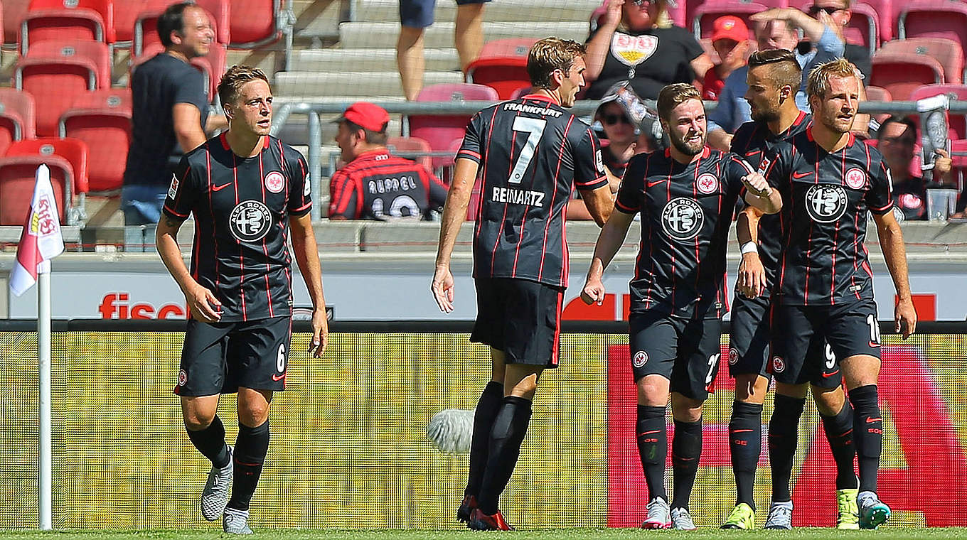 Stuttgart's bad start goes on as Frankfurt claimed a 4-1 win © 2015 Getty Images