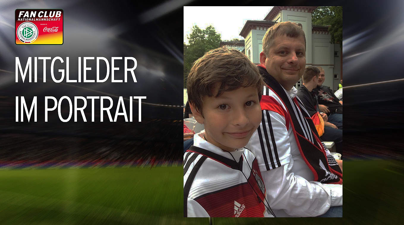 Fan Club Mitglied Tomasz Soczawa Mit Dem Sohn Zum Polen Landerspiel Dfb Deutscher Fussball Bund E V