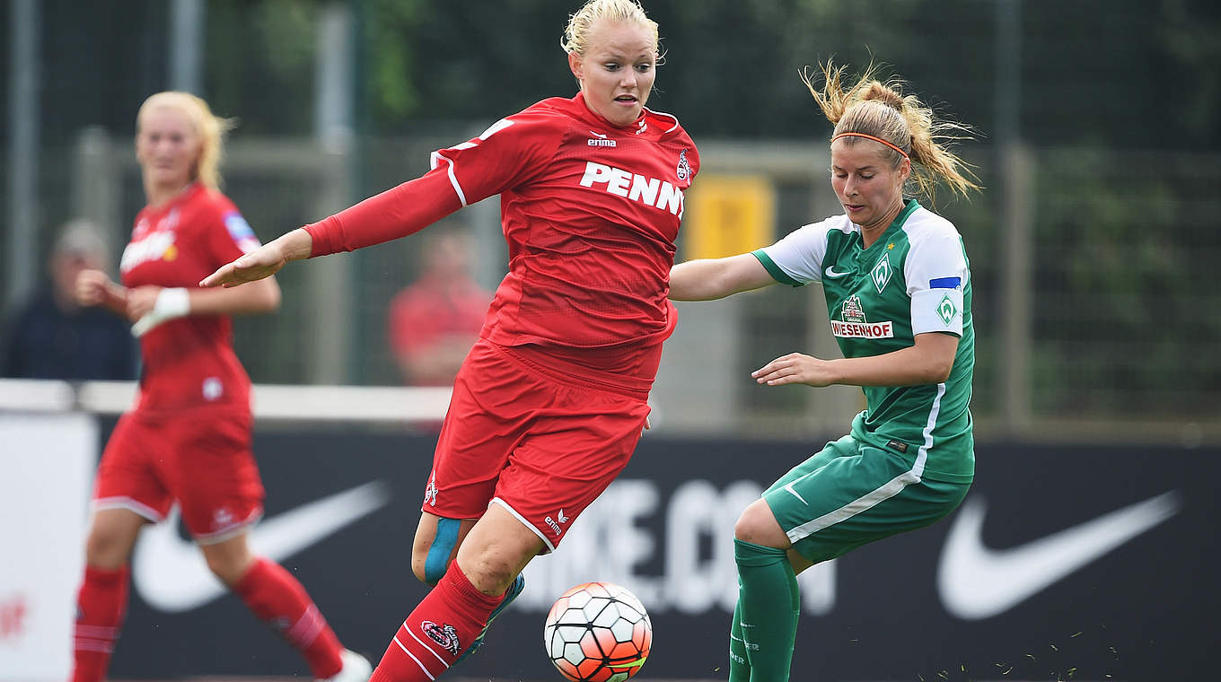 Zurück in der Liga: Eta (r.) im Spiel gegen Mitaufsteiger 1. FC Köln © 2015 Getty Images