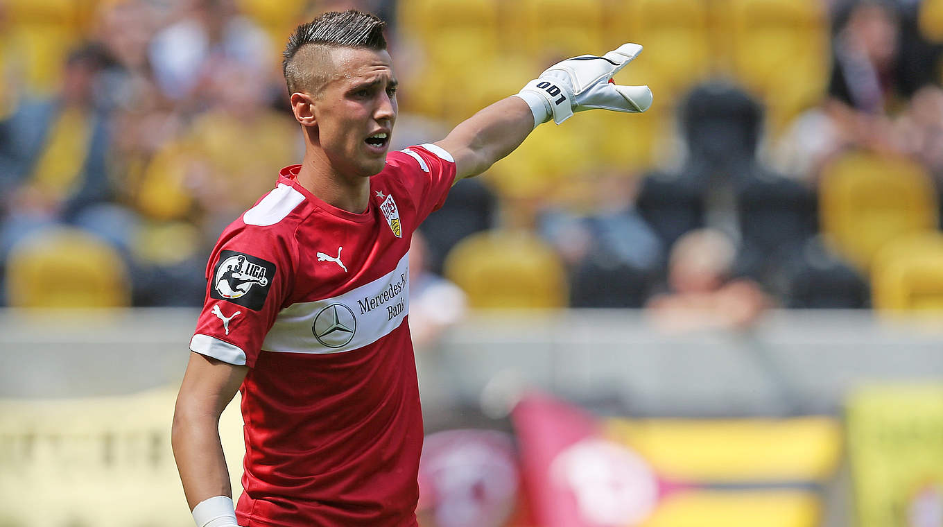 Odisseas Vlachodimos will remain with his club side VfB Stuttgart © 2014 Getty Images