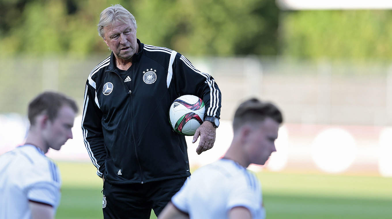 Manager Horst Hrubesch: “Our team is strong and technically good” © 2015 Getty Images
