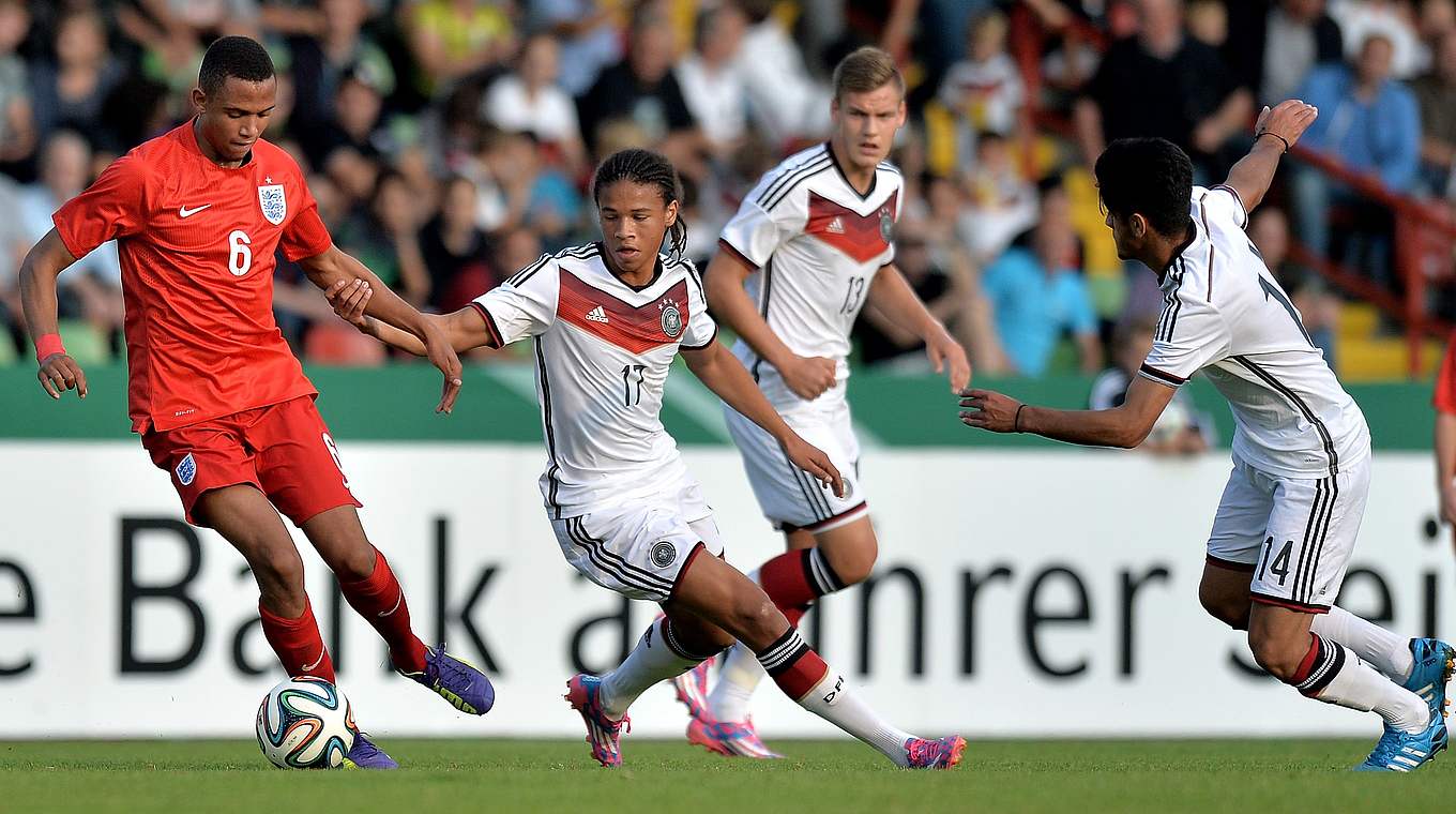 Leroy Sané is one of the latest generation of Germany U21 players © 2014 Getty Images