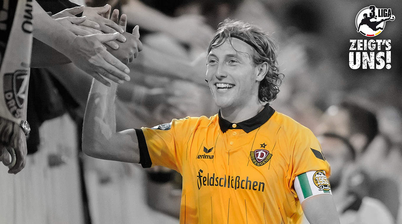 Hefele lobt die Dynamo-Fans: "Sie sind teilweise schon mehr als der zwölfte Mann" © Imago/DFB