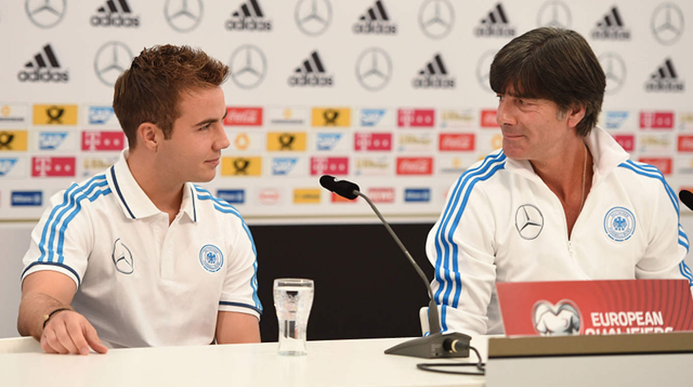 Joachim Löw: "Mario is a very important player for us" © GES/Markus Gilliar