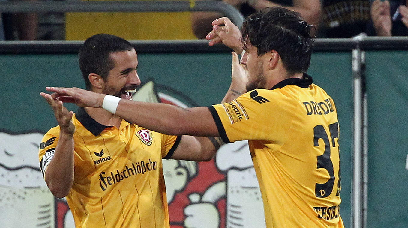 Noch ungeschlagen: Dynamo Dresden © 2015 Getty Images