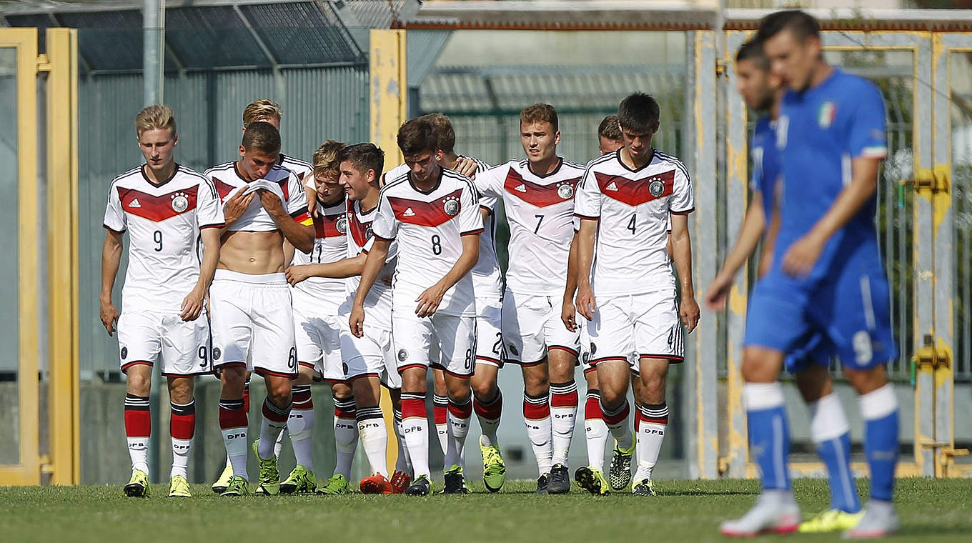 Marvin Stefaniak's goal set Germany on their way © 2015 Getty Images
