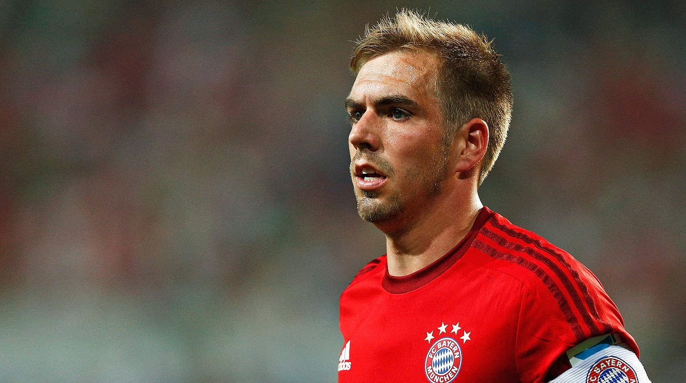 Kann Bayerns Niederlage nicht verhindern: Weltmeister Philipp Lahm © 2015 Getty Images