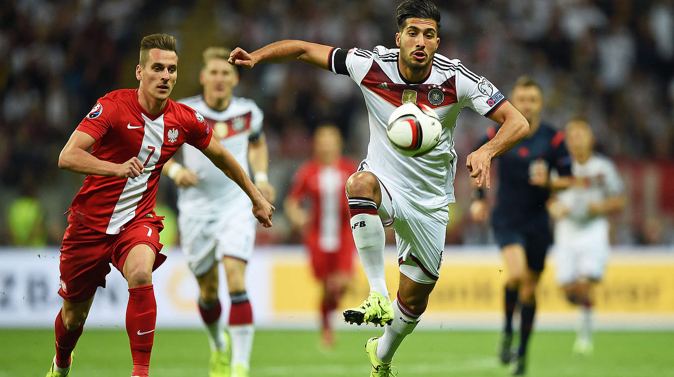 Länderspieldebüt: Emre Can lief in Frankfurt gegen Polen auf © 2015 Getty Images