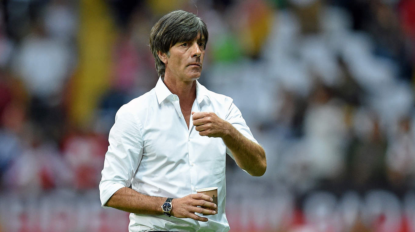 Löw: "I'm very satisfied overall" © 2015 Getty Images