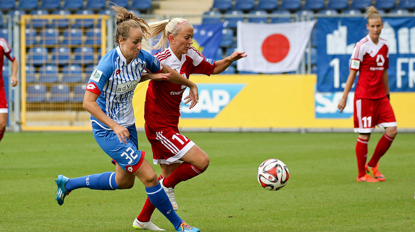 Das erstes TV-Livespiel im neuen Jahr: Der 1. FFC Frankfurt empfängt TSG Hoffenheim © Jan Kuppert