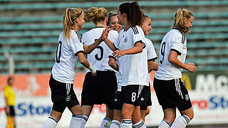 Drei Spiele, drei Siege: Die deutsche U 17 glänzt beim UEFA-Turnier in Weißrussland © 2015 Getty Images