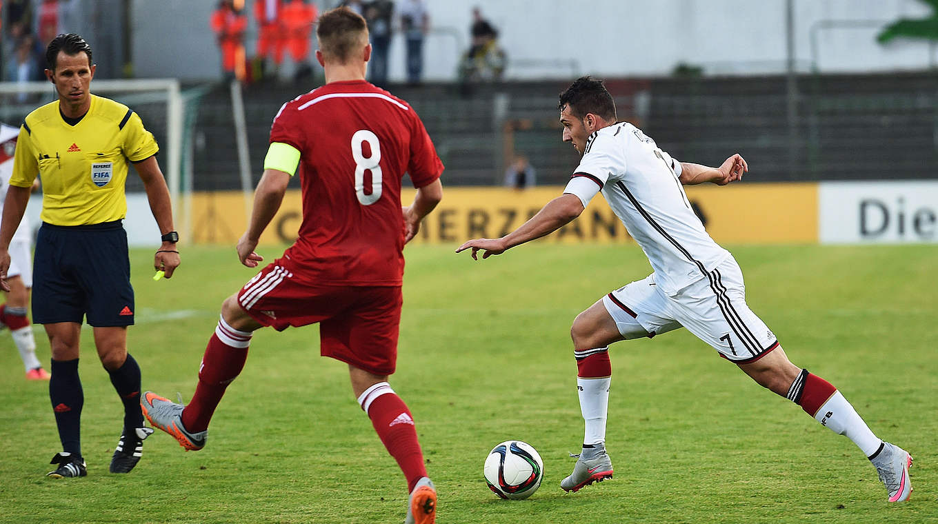 Germany beat Denmark 2-1 in last week's friendly © 2015 Getty Images