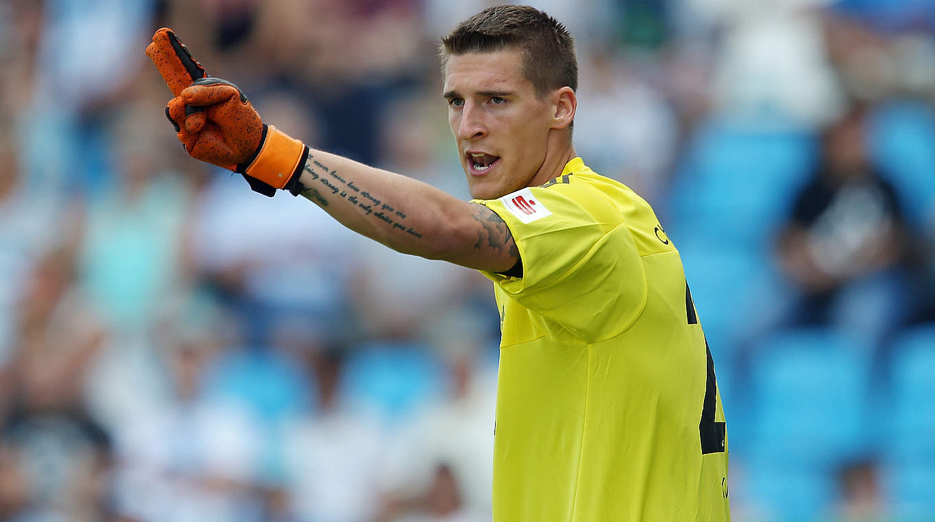 Muss dank einer Rotsperre pausieren: Chemnitz-Keeper Kevin Kunz © 2015 Getty Images