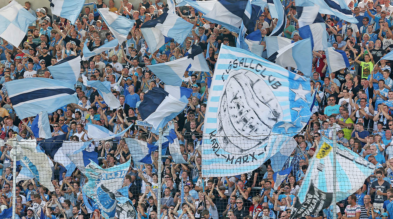 Nur unter Vorbehalt terminiert: Chemnitzer FC gegen Rot-Weiß Erfurt am 2. Oktober © 2015 Getty Images