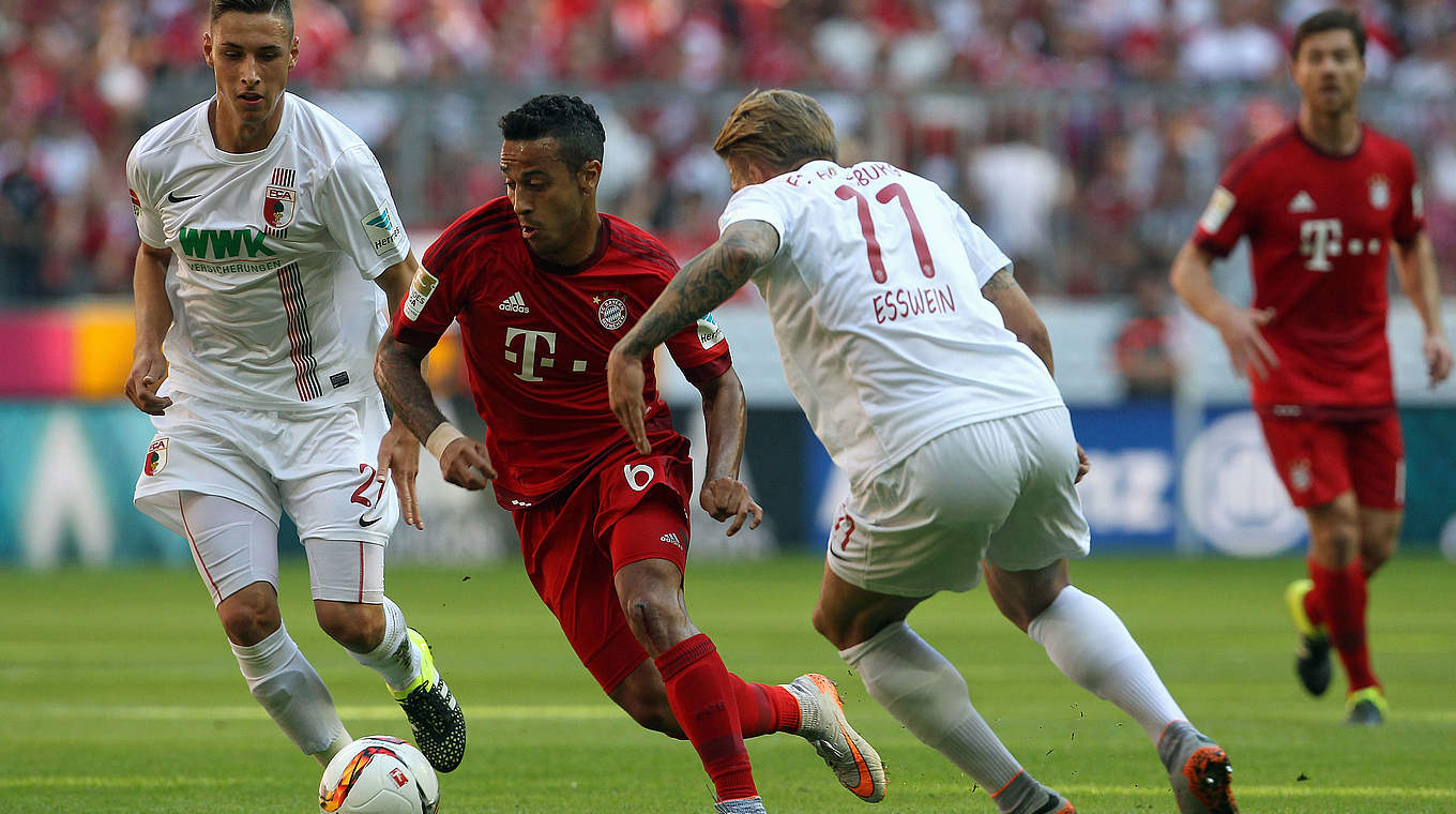 Thiago features as Bayern secure win late on © 2015 Getty Images