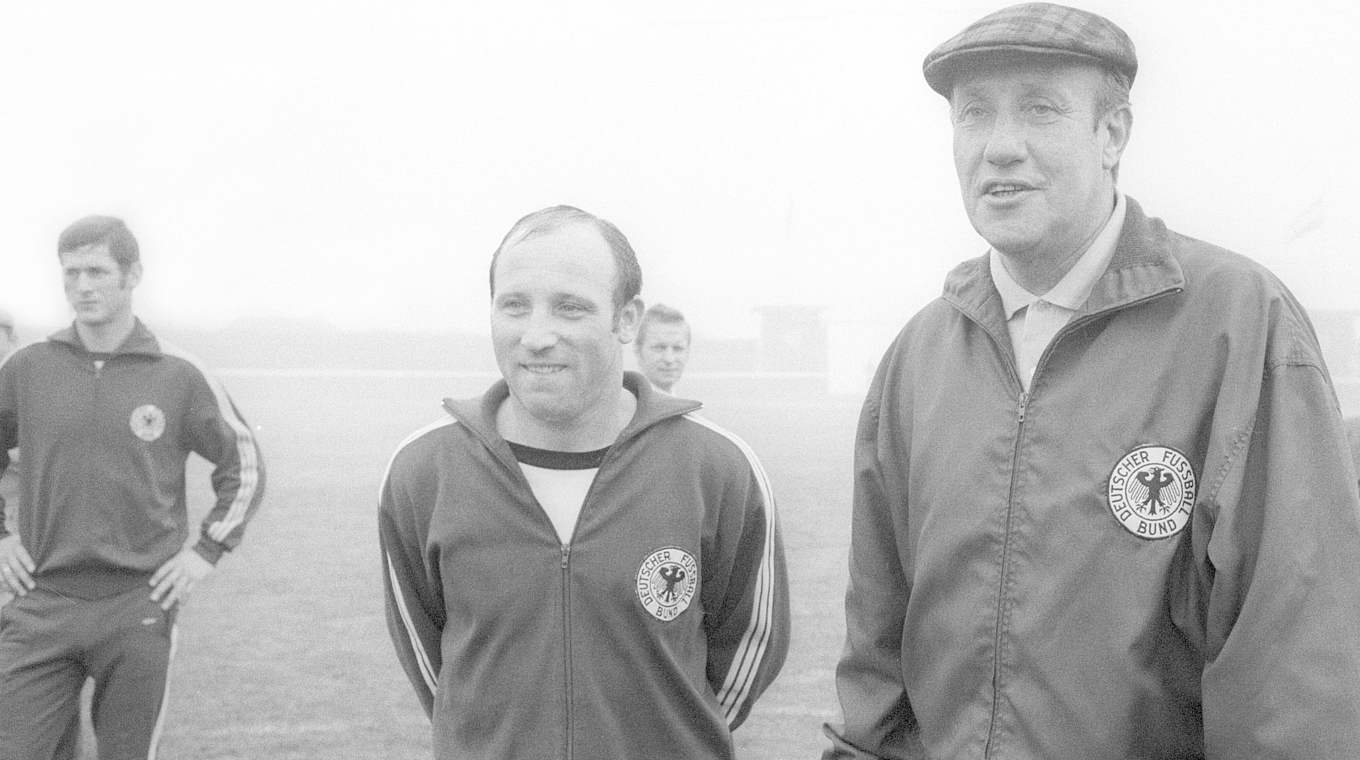 Dream Team in Malente: Seeler (l.) und Schön im Jahr 1969 © imago