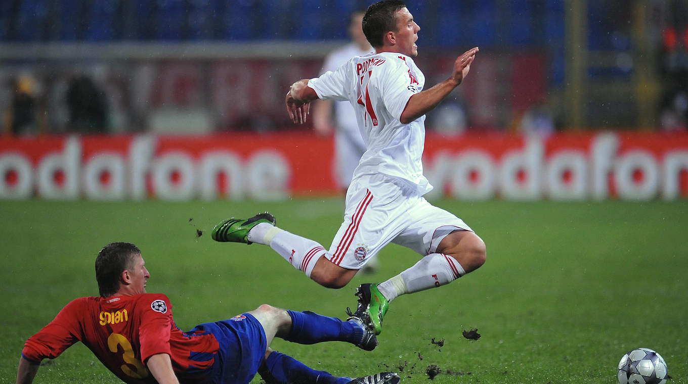 Mit den Bayern in der Champions League: Podolski 2008 © 2008 AFP