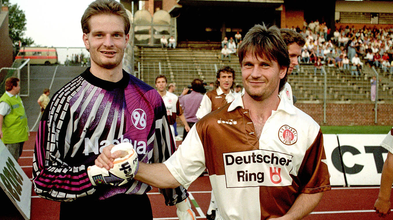Mit Bruder Jörg: Ralf Sievers (r.) im Trikot des FC St. Pauli 1991 © imago sportfotodienst