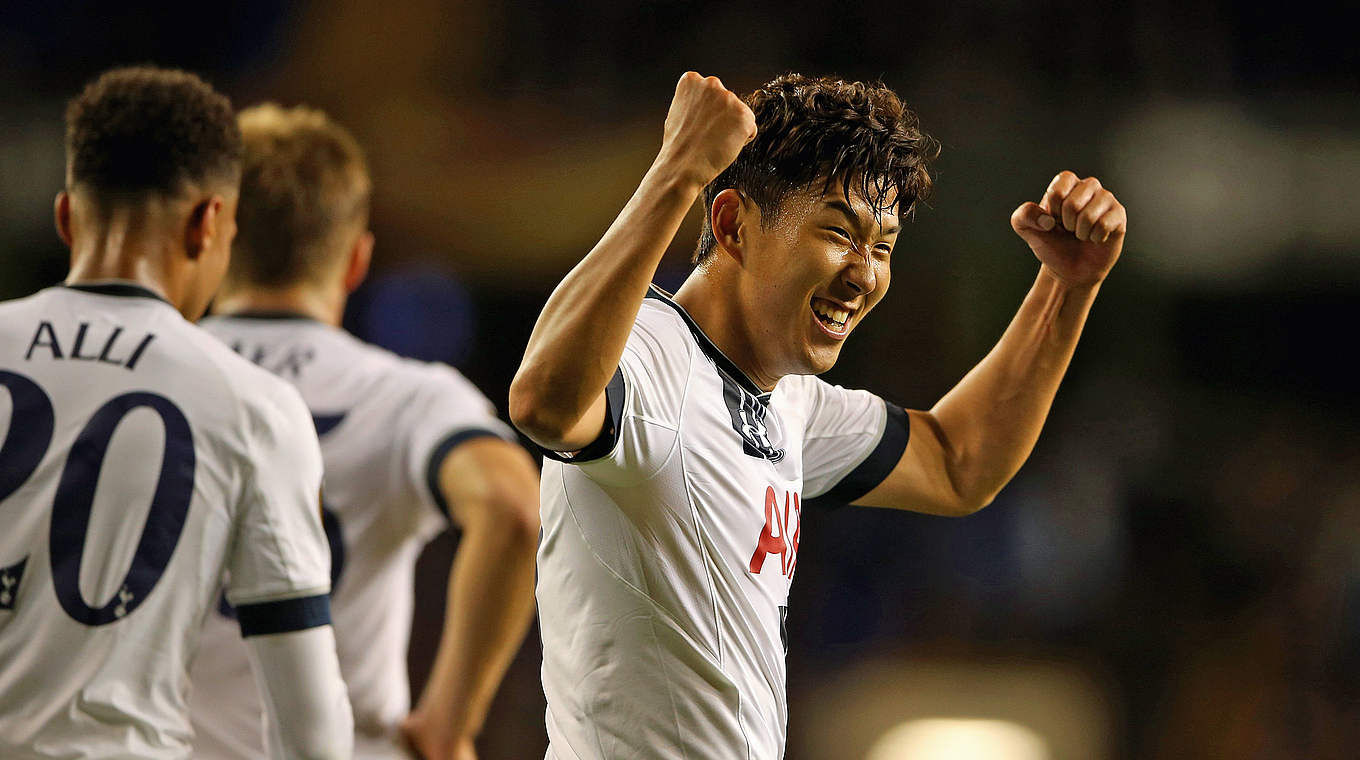 Heung-Min Son turns Tottenham's game on its head, scoring twice © 2015 Getty Images