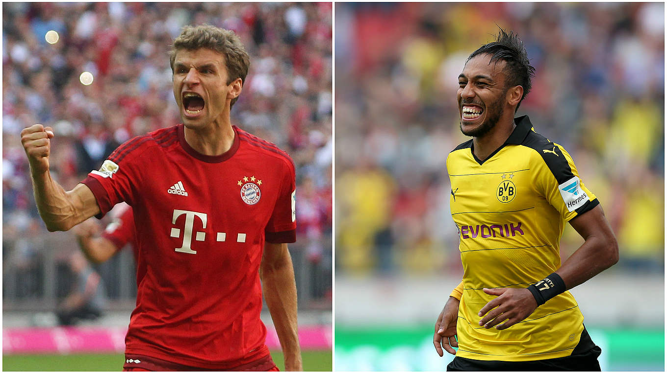 Haben in allen bislang vier Saisonspielen getroffen: Müller (l.) und Aubameyang (r.) © 