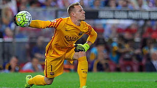 Ter Stegen and Barcelona sit at the top of the league in Spain © 2015 Getty Images