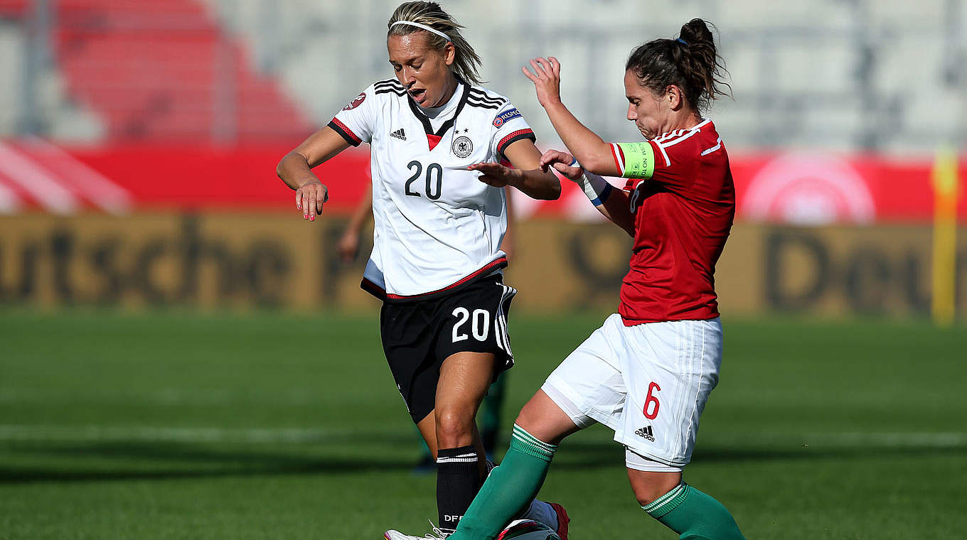 Lena Goeßling scored a first-half brace © 2015 Getty Images