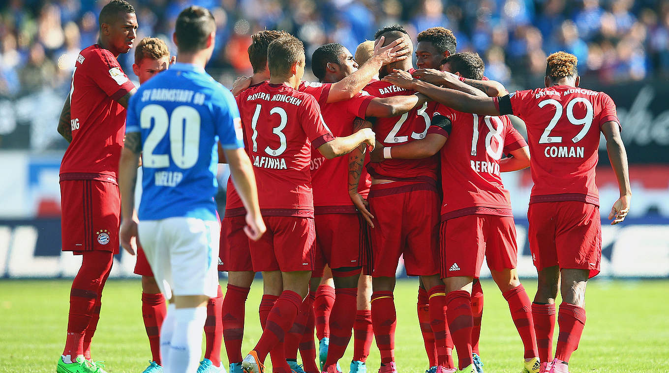 Five wins in five for FC Bayern this season © 2015 Getty Images