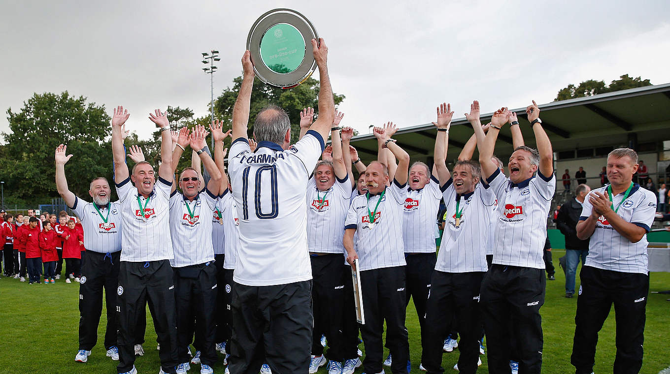 Gewinner beim Ü 50-Cup: Arminia Bielefeld © 2015 Getty Images