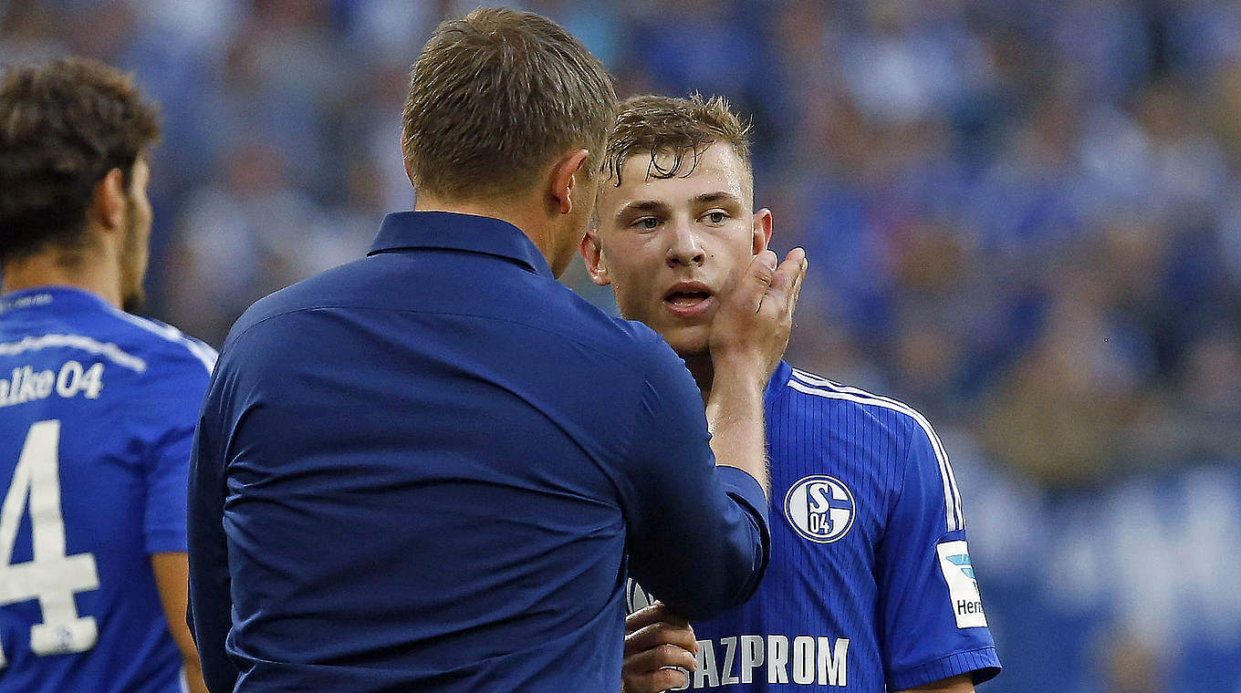 Schalkes Max Meyer (r.): "Wir können nach einer anstrengenden Woche zufrieden sein" © 2015 Getty Images