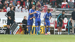 Schalke captain Benedikt Höwedes made his comeback against Stuttgart © imago/Team 2