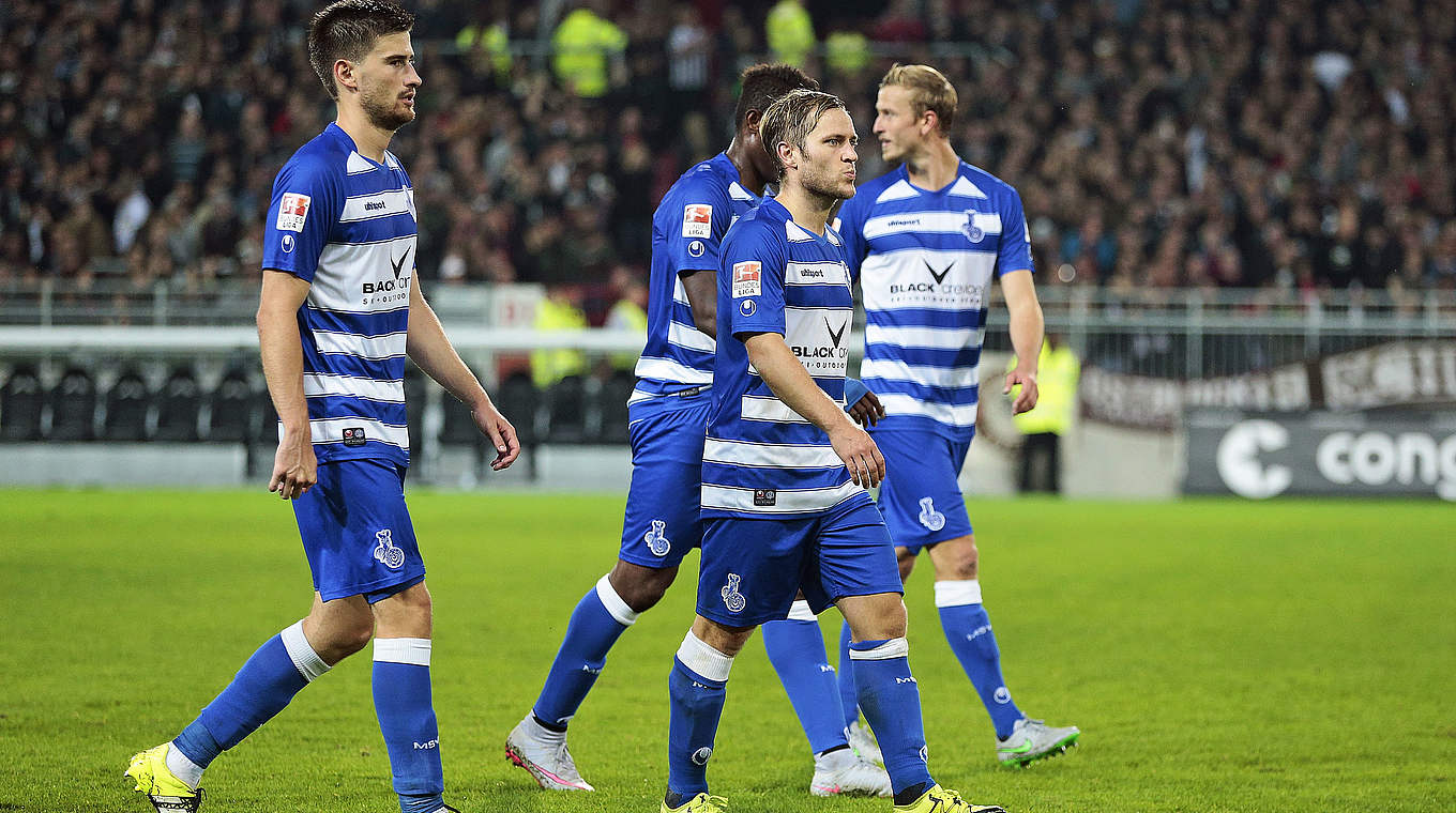 Sechste Saisonniederlage, weiter kein Sieg: Duisburg bleibt Schlusslicht der Liga © 2015 Getty Images