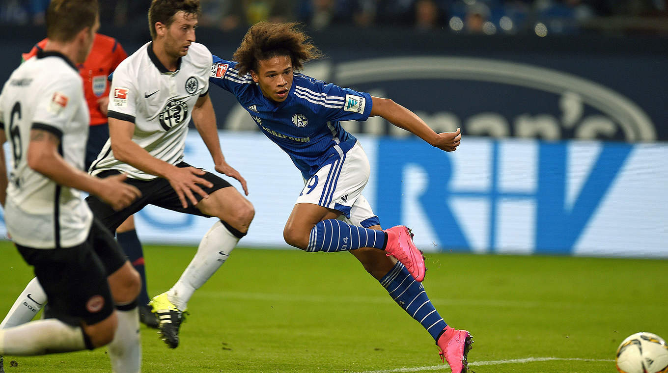 Sané looking forward: "Keep going and keep fighting." © PATRIK STOLLARZ/AFP/Getty Images