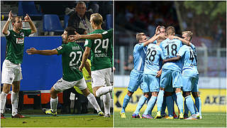 Mischen wieder um die vorderen Plätze mit: Preußen Münster (l.) und die Stuttgarter Kickers © Bongarts/GettyImages/DFB