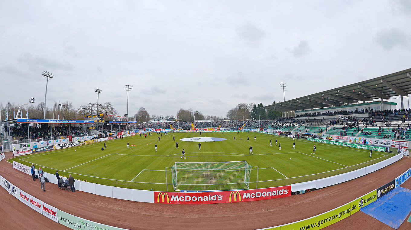 8000 Fans werden erwartet: im Münsteraner Preußenstadion © 2014 Getty Images