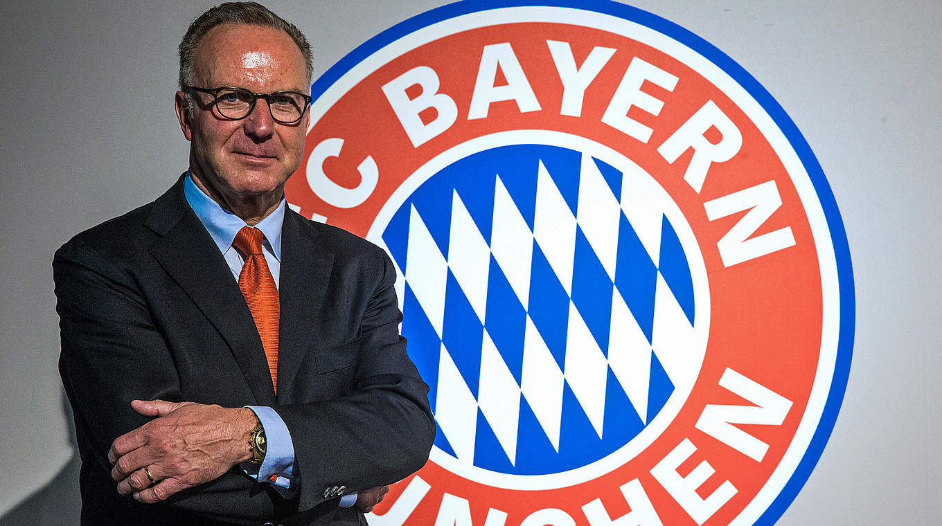 Seit 2012 Vorstandsvorsitzender der FC Bayern München AG: Karl-Heinz Rummenigge © 2015 Getty Images