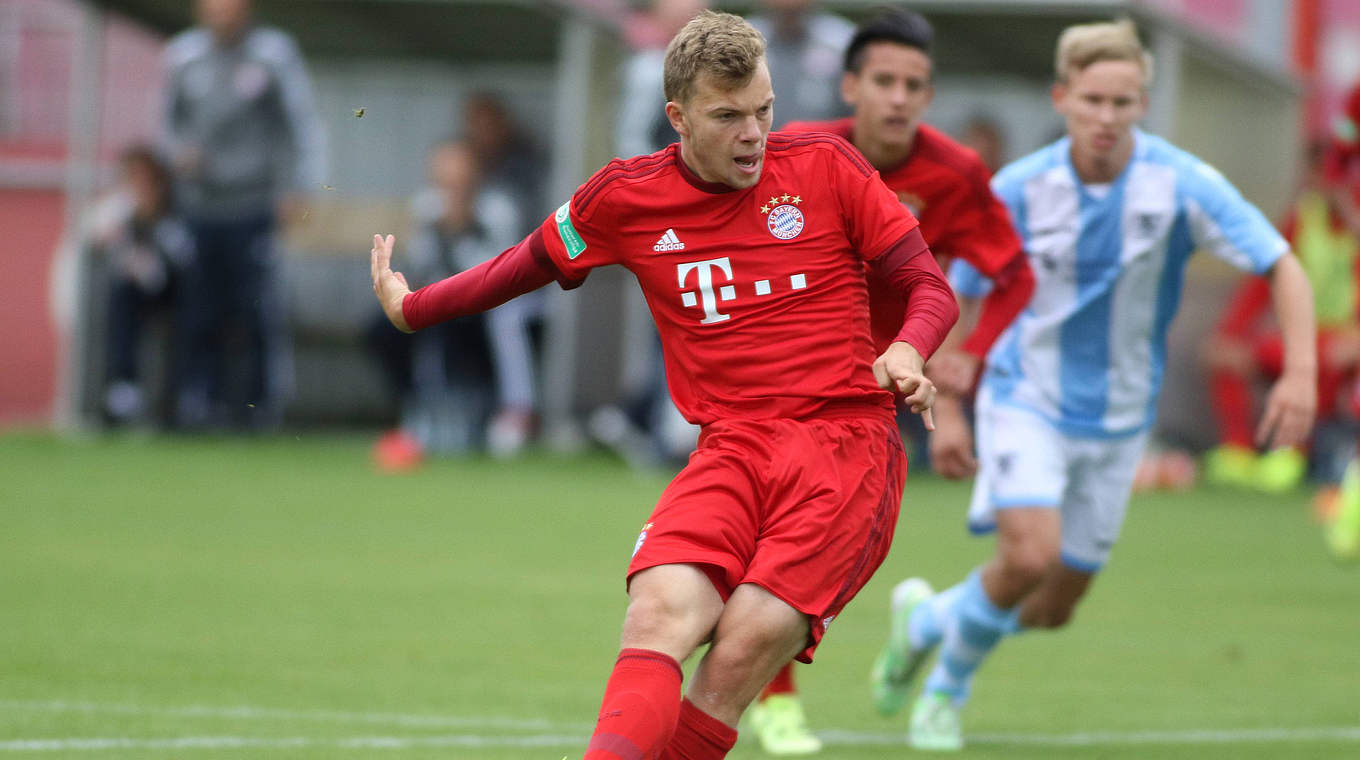 Ist für das Topspiel gegen Stuttgart wieder fit: Bayerns Manuel Wintzheimer © imago/Lackovic