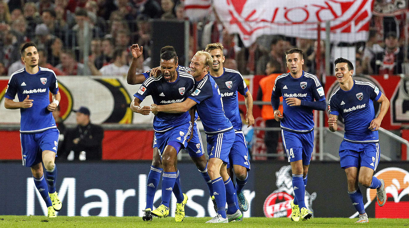 Die Schanzer equalised before the break but failed to kick on © 2015 Getty Images