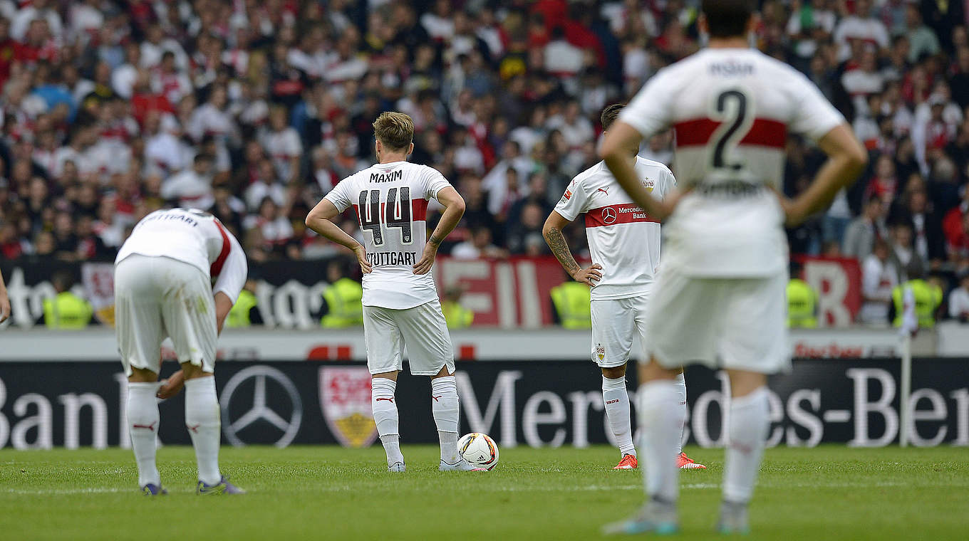 Vierte Niederlage im vierten Heimspiel: Stuttgart startete zuhause nie so schlecht © 2015 Getty Images