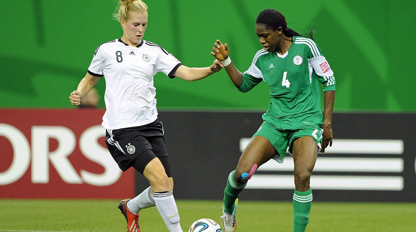 Schnupperkurs im A-Team, Führungsrolle bei der U 20: Weltmeisterin Rebecca Knaak (l.) © 2014 Getty Images