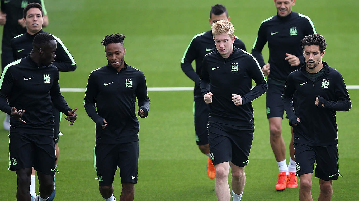 Erstes Spiel in Deutschland seit dem Wechsel zu den Citizens: Kevin De Bruyne (3.v.r.) © 2015 Getty Images