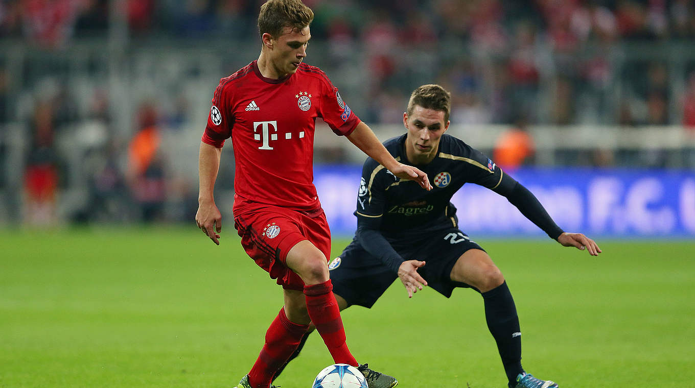 Joshua Kimmich on the clash with Dinamo Zagreb: "We had complete control over them"  © 2015 Getty Images
