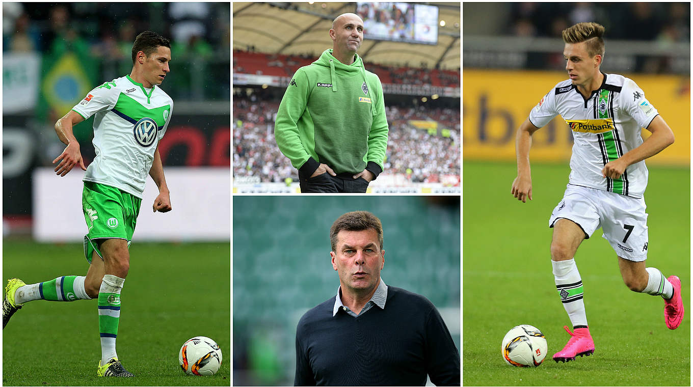 Überflieger der Vorsaison: Mönchengladbach und Wolfsburg © 2015 Getty Images/DFB